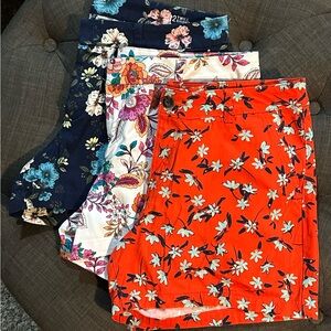 a.n.a Blue Floral Print Fabric